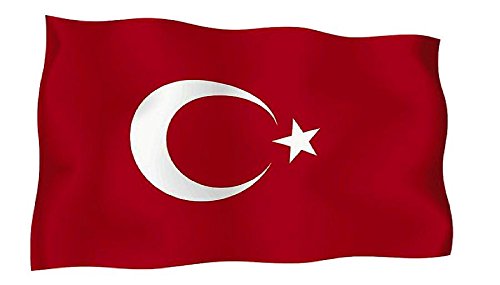 Adesivo, Motivo: Bandiera Della Turchia, Da Moto Auto, Adesivo In Vinile