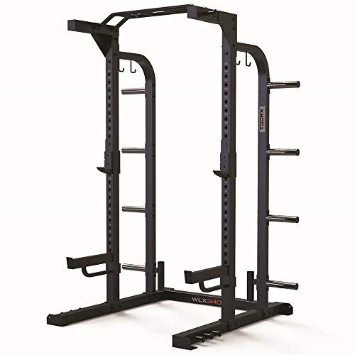 Toorx Half Rack Con 8 Barre In Acciaio Per Elastici E Traliccio Multipresa Superiore Cod. Wlx-3400
