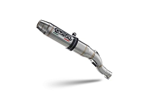 Scarico Marca Gpr Compatibile Con Royal Enfield Continental Gt 535 2014-2016, Deeptone Inox, Terminale Di Scarico Racing, Con Raccordo Specifico E Db