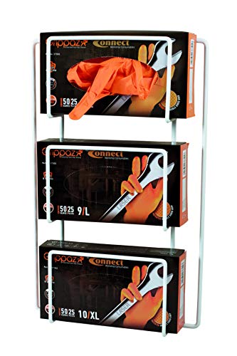 Connect Workshop Consumables 37308 Wall Mounted Glove Box Holder/Rack