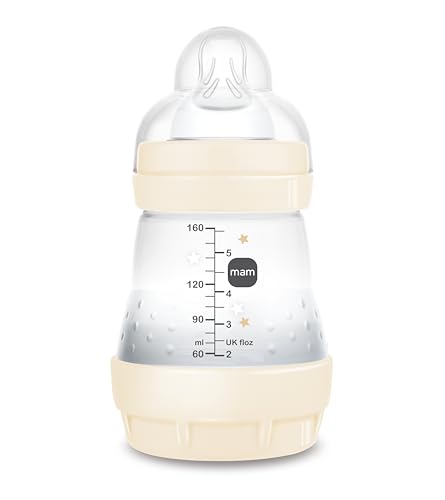 Mam Biberon Easy Start Anti-Colic A119, Biberon Anti-Anti-Biberon Anti-Anti-Biberon Anti-Colic Pattentato Con Tettina 1 Di Silicone Skinsofttm Ultraso