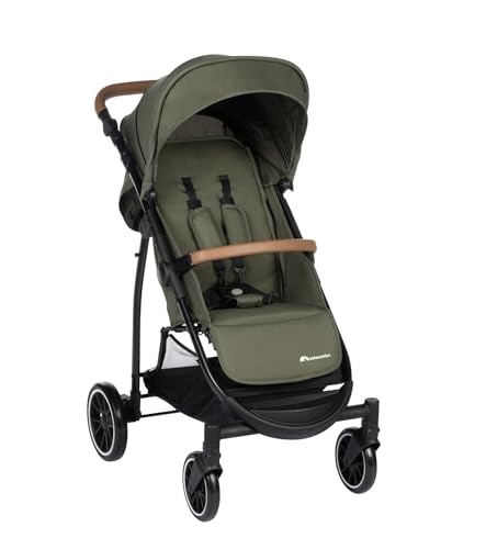 Bebeconfort Ingenious, Passeggino A Canna Compatto, Comfort Con Posizione Sdraiata, Dalla Nascita Ai 4 Anni, Fino A 22 Kg, Mineral Green