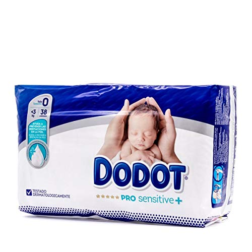 Dodot Pro Sensitive Taglia 0, Meno Di 3 Kg, 38U