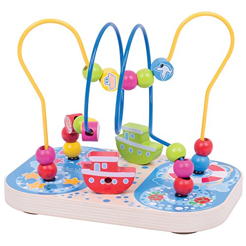 Bigjigs Toys Tracciato Per Palline Marino