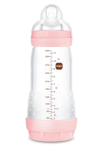 Istruzioni In Lingua Straniera - Mam Biberon Easy Start Anti-Colic A124 Anticoliche Brevettato, Per Bambini A Partire Dai 4 Mesi, 320 Ml, Rosa, 1 Pezz
