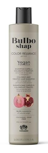 Shampoo Per Capelli Colorati - Formulazione Vegana Bulbo Shap Color Reliance Farmagan 250 Ml