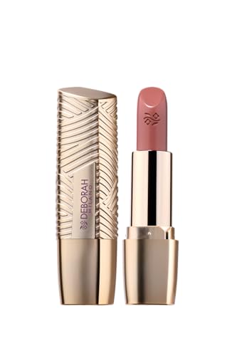 Deborah Milano - Rossetto Milano Red, N.2 Rose, Colore Pieno E Brillante, Con Acido Ialuronico Per Un Comfort Estremo A Lunga Tenuta