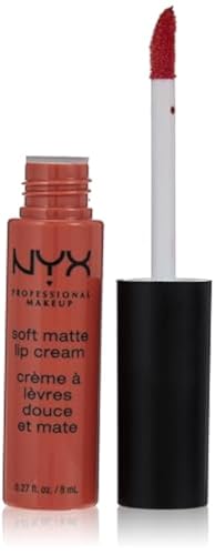 Nyx Professional Makeup Soft Matte Lip Cream, Finish Matte E Cremoso, Colore Extra-Pigmentato, Long Lasting, Tonalità: Cannes