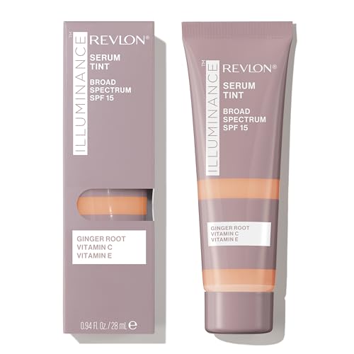 Revlon Illuminance Tinted Serum, Fondotinta In Siero Triplo Acido Ialuronico, Uniforma Il Tono Della Pelle, Illumina E Idrata Per Tutto Il Giorno, Spf