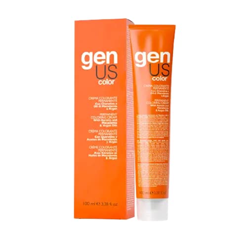 Genus Color 10.21 Biondo Platino Cenere Irisé - Crema Colorante Permanente - 100 Ml