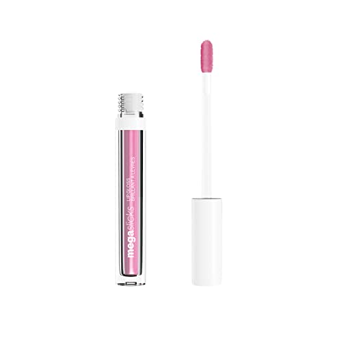 Wet N Wild, Mega Slicks Lip Gloss, Lucidalabbra Extra-Lucido Dalla Texture Leggera E Brillante, Per Un Look Sano, Morbido E Pieno Delle Tue Labbra, Id