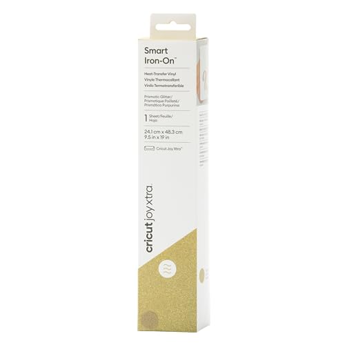 Cricut Xtra Smart - Toppa Termoadesiva Con Glitter, 48 Cm