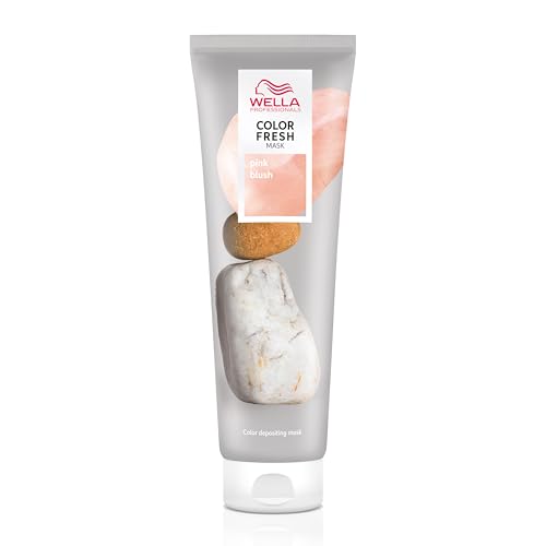 Wella Professionals Maschera Colorante Color Fresh Per Capelli Pink Blush, Colore Temporaneo Idratante, Crema Colorante Con Olio Di Avocado, 150 Ml