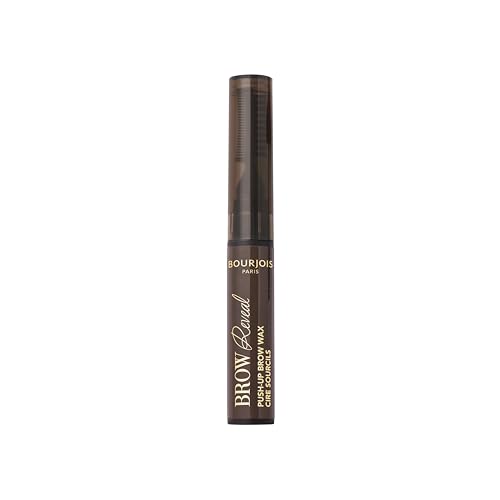 Bourjois Brow Reveal Push-Up Cera Per Sopracciglia, 04 Black Brown,A Lunga Tenuta Per Sopracciglia Più Piene E Modellate, Texture Morbida, Applicatore