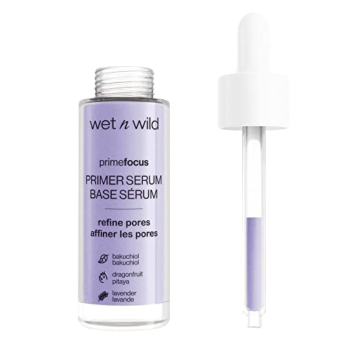 Wet N Wild, Prime Focus, Primer Serum, Primer Viso Per Un Makeup Impeccabile E Duraturo, Minimizza I Pori Con Formula Idratante, Finish Naturale