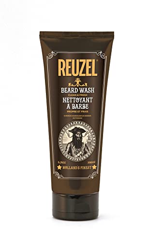Reuzel Clean And Fresh Beard Wash - Light, Citrus Mint Scent - Cleanses And Conditions Beard - Gently Removes Residue - Keeps Beard Moisturized - Won'