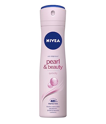 Nivea Pearl & Beauty Spray Antitraspirante Per Donne, 150 Ml