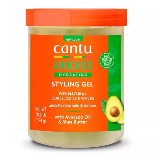 Gel Idratante All'Avocado Cantu Tenuta Flessibile Con Olio Di Avocado E Burro Di Karitè 524 G