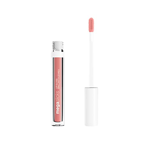 Wet N Wild, Mega Slicks Lip Gloss, Lucidalabbra Extra-Lucido Dalla Texture Leggera E Brillante, Per Un Look Sano, Morbido E Pieno Delle Tue Labbra, Id
