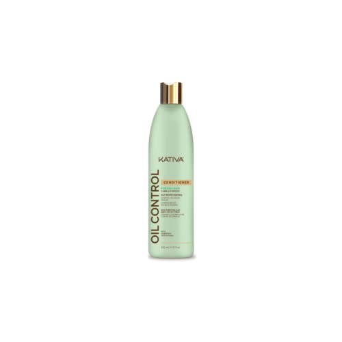 Kativa Olio Control Balsamo Capelli Grassi 335 Ml | Controllo Delle Radici Grassi | 48 Ore Di Pulizia Profonda | Balsamo Per Capelli| Argilla Purifica
