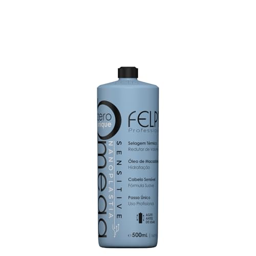 Felps Smoothing System Omega Zero Unique Without Formalin Cabelo Sensível 500Ml/16.90 Fl.Oz