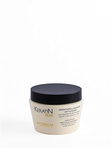Trattamento Capelli Phytorelax Maschera Lisciante Anticrespo Con Cheratina & Olio Di Avocado 250 Ml