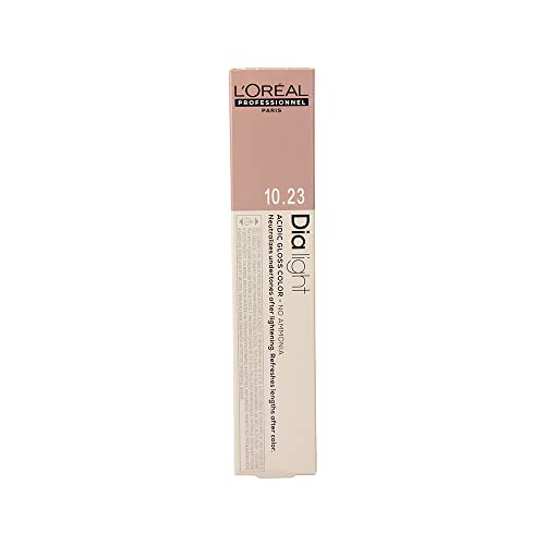 L'Oréal Professionnel Dialight 10.23 Colorazione Milkshake Perlato Oro Senza Ammoniaca, 50Ml