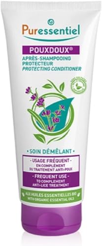 Puressentiel - Anti Poux - Après-Shampoing Protecteur Pouxdoux - Soin Démêlant Aux Huiles Essentielles Bio - Idéal En Complément Du Traitement Anti-Po