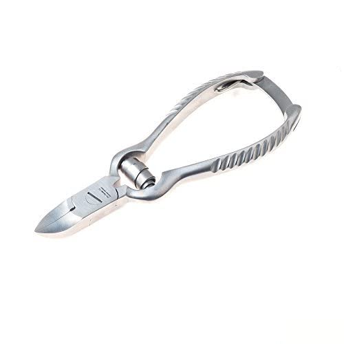 Otto Herder - Pinza Per Unghie Per Pedicure Con Molla Tampone Da 13,5 Cm In Acciaio Inox Per Tagliare Le Unghie Delle Dita Dei Piedi E Delle Unghie De