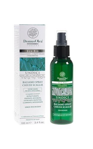 Domus Olea Toscana Balsamo Spray Chiudi Scaglie 100 Ml Cute E Capelli Normali O A Tendenza Seborroica, Senza Risciacquo
