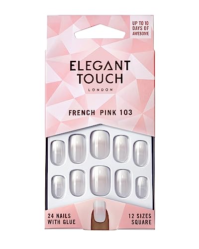 Et Natural French 103 (M) (Pink) (Fade Tip) Elegant Touch