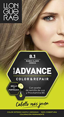 Llongueras Tintura Per Capelli, Color Advance Hair Colour, 200 Gr, 8.1-Light Blond Cender