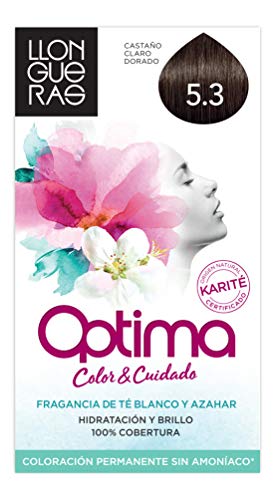 Llongueras Tintura Per Capelli, Optima Hair Colour, 200 Gr, 5.3-Golden Brown