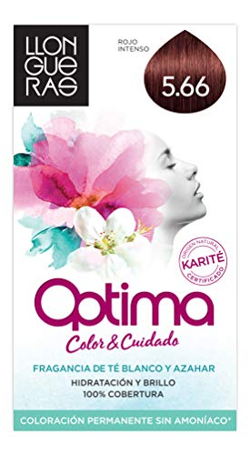 Llongueras Tintura Per Capelli, Optima Hair Colour, 200 Gr, 5.66-Deep Intense Red