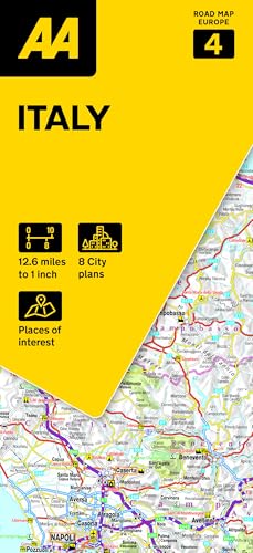 Aa Road Map Italy 4 (Aa Road Map Europe Series / European Road Maps)