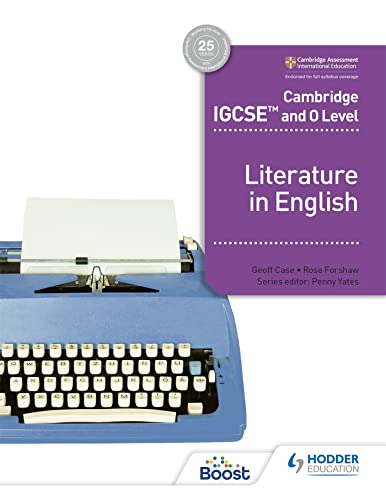 Cambridge Igcse And O Level Literature In English
