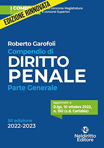 Compendio Di Diritto Penale. Parte Generale