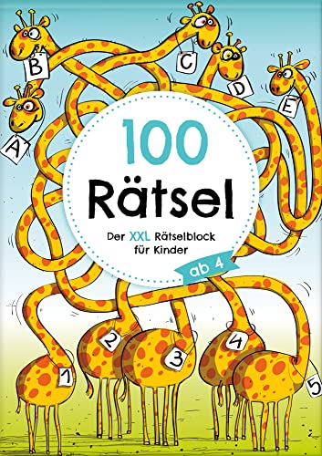 Xxl-Rätselblock Für Kinder Ab 4 Jahren: 100 Rätsel Für Freizeit Und Urlaub In Din A5 | Labyrinthe, Punkt Zu Punkt, Finde Den Fehler, Ausmalbilder Uvm.