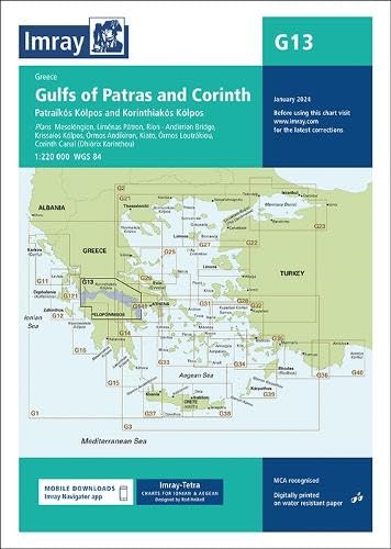 G13 Gulfs Of Patras And Corinth: Patraikos Kolpos And Korinthiakos Kolpos
