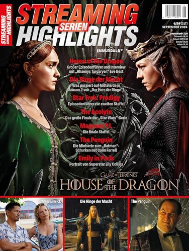 Streaming Serien Highlights. Ausgabe September 2024 (#317)