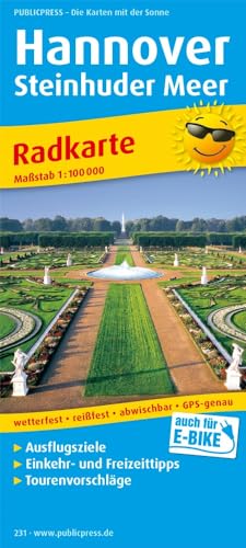 Hanover - Steinhuthe Meer: Radkarte Mit Ausflugszielen, Einkehr- & Freizeittipps, Wetterfest, Reissfest, Abwischbar, Gps-Genau. 1:100000