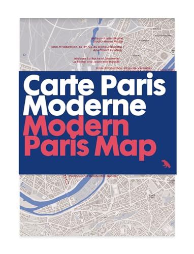 Modern Paris Map / Carte Paris Moderne