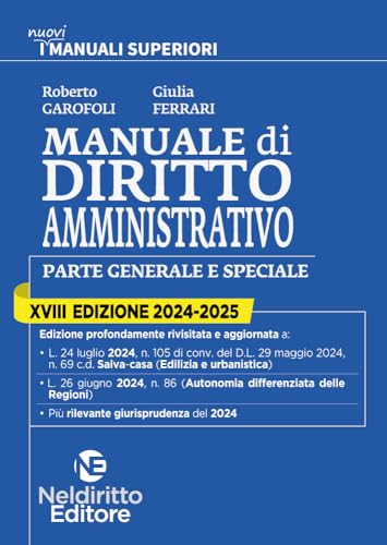 Manuale Superiore Di Diritto Amministrativo 2024-2025. Nuova Ediz.