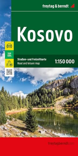 Kosovo Road And Leisure Map: Mit Top Tips, Innenstadtplan: 0716