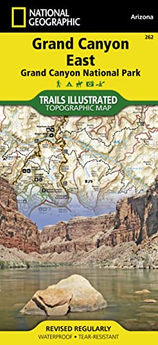 National Geographic Grand Canyon East: Grand Canyon National Park Arizona, Usa [Lingua Inglese]: Trails Illustrated National Parks