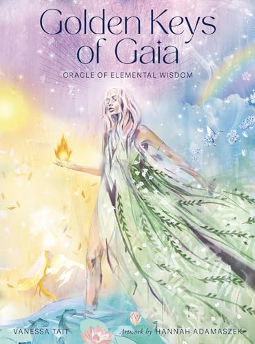 Golden Keys Of Gaia: Oracle Of Elemental Wisdom - 50 Cards & 208Pp Guidebook