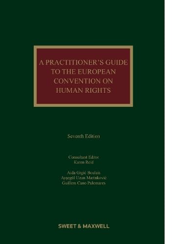 A Practitioner'S Guide To The European Convention On Human Rights
