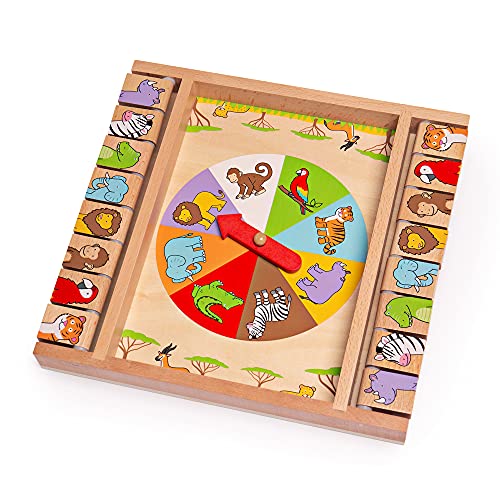 Bigjigs Toys Shut The Box Animali