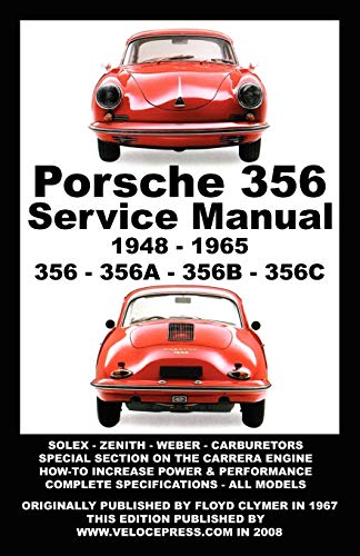 Veloce Porsche 356 Owners Workshop Manual 1948-1965