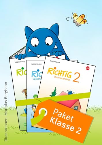 Die Richtig Reihe. Paket Klasse 2: Richtig Lesen 2 / Richtig Rechtschreiben 2 / Richtig Sprache Untersuchen 2